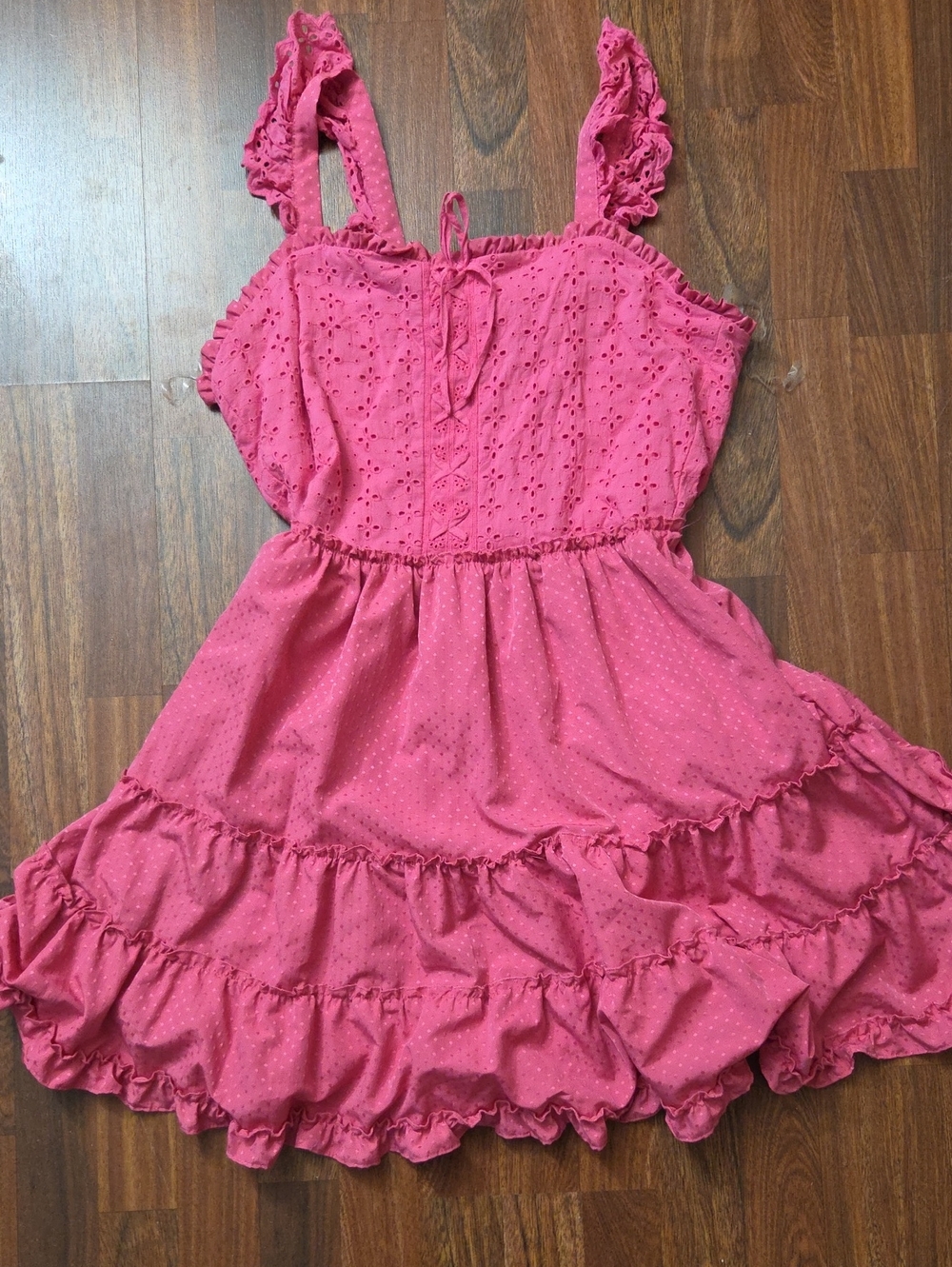 Rare Editions Pink Ruffle Dress - NWOT